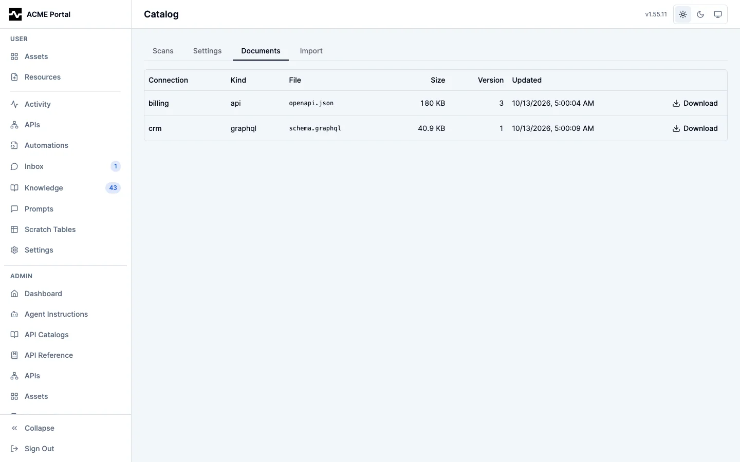 Schema documents