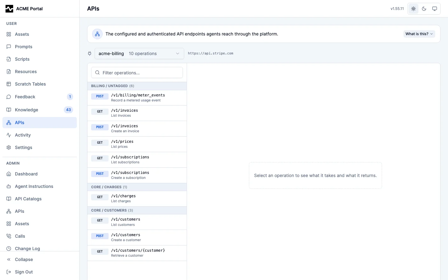 APIs